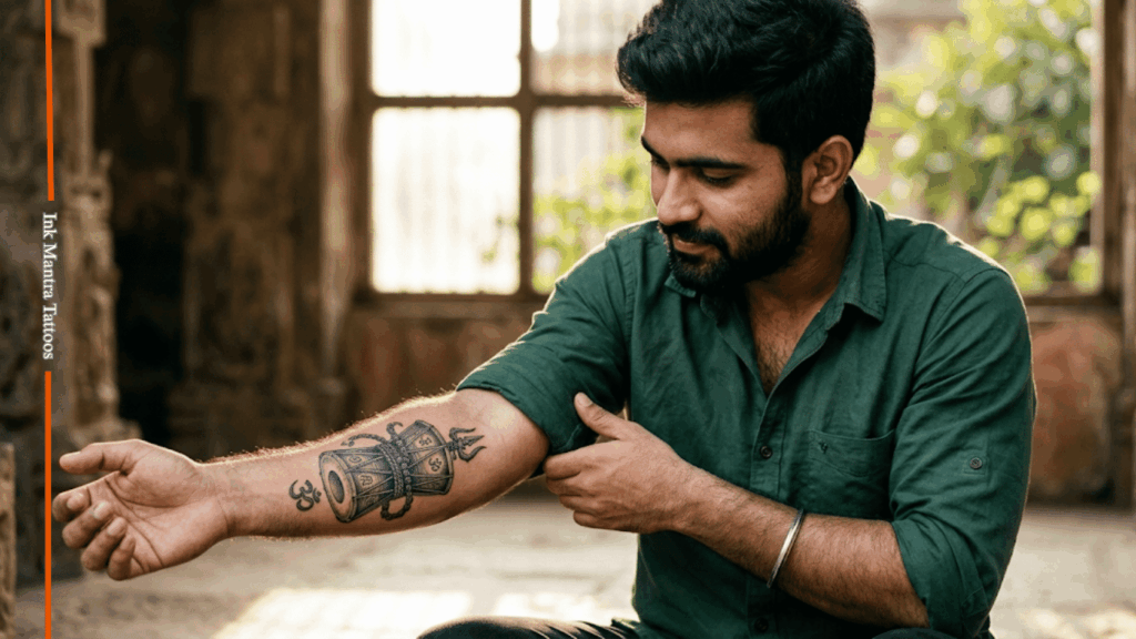 Shiva Damru Tattoo